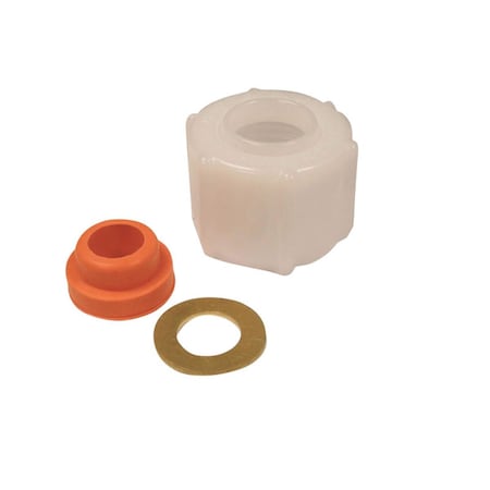 Templeton 81422 0.12 x 0.87 ft. Ball Cock Nut TE2516364